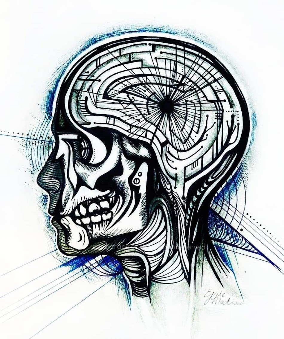 Analog Visions — Hand-drawn ink & graphite